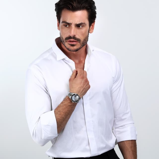 ساعة يد كاريبى اوتوماتيك من فيليب واتش للرجال فضى واسود